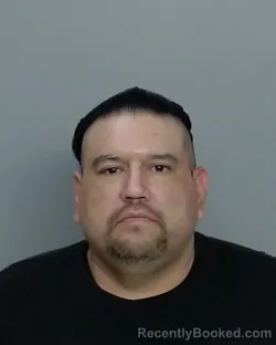 Mugshot of Aaron Michael Flores booked in Nueces County, Texas on July 15, 2026
