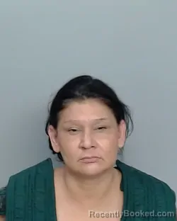 Mugshot of Cynthia Ann Sauceda booked in Nueces County, Texas on September 4, 2026