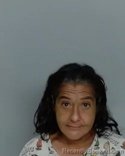 Mugshot of Anna M Diaz booked in Nueces County, Texas on July 16, 2026