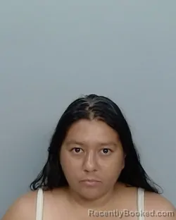 Mugshot of Rebecca Villarreal booked in Nueces County, Texas on September 16, 2026