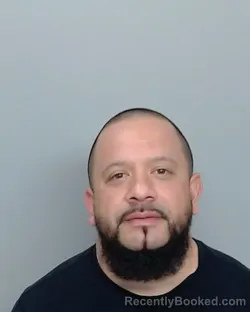 Mugshot of Francisco Lee Martinez booked in Nueces County, Texas on September 18, 2026