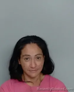 Mugshot of Angelica Rojas booked in Nueces County, Texas on August 9, 2026