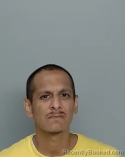 Mugshot of Teodoro Santiago Gutierrez booked in Nueces County, Texas on August 31, 2026