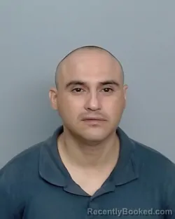 Mugshot of Albert James Salazar booked in Nueces County, Texas on August 31, 2026
