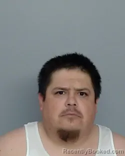 Mugshot of Adrian Michael Alvarado booked in Nueces County, Texas on July 17, 2026