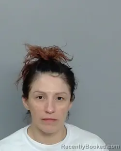 Mugshot of Amanda Rodriguez booked in Nueces County, Texas on July 15, 2026