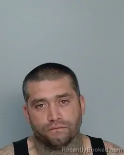 Mugshot of Magdaleno Sandoval booked in Nueces County, Texas on July 16, 2026