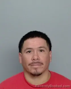 Mugshot of Gilbert Dejesus Lagunas booked in Nueces County, Texas on August 31, 2026
