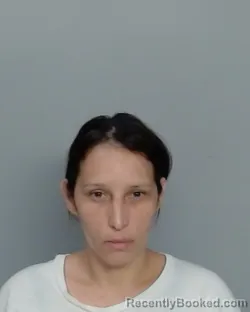 Mugshot of Lydia Yesenia Rios booked in Nueces County, Texas on July 14, 2026