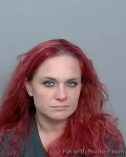 Mugshot of Lauren Elizabeth Felts booked in Nueces County, Texas on August 28, 2026