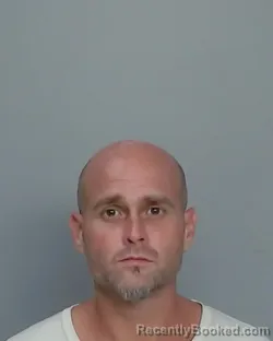 Mugshot of Travis Michael Ganoe booked in Nueces County, Texas on July 17, 2026