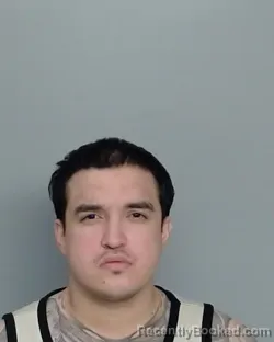 Mugshot of AARON ISSAC TREVINO booked in Nueces County, Texas on June 5, 2026