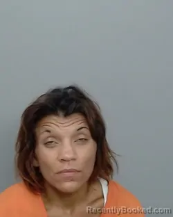 Mugshot of Rosa Aguilar booked in Nueces County, Texas on October 14, 2026
