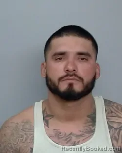 Mugshot of Jesus Angel Gonzales booked in Nueces County, Texas on August 27, 2026