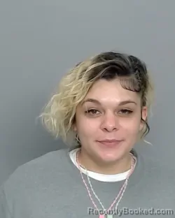 Mugshot of Aria Gutierrez booked in Nueces County, Texas on October 15, 2026