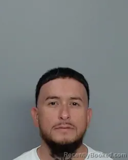 Mugshot of ALEJANDRO GONZALEZ booked in Nueces County, Texas on July 31, 2026