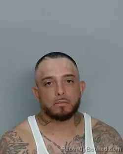 Mugshot of PHILIP DAMIAN ALEMAN booked in Nueces County, Texas on August 4, 2026