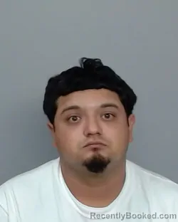 Mugshot of Andrew Benny Garza booked in Nueces County, Texas on August 26, 2026