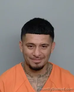 Mugshot of Issac Angel Naranjo booked in Nueces County, Texas on September 7, 2026