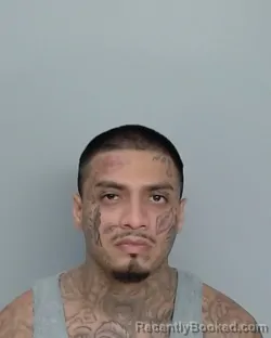 Mugshot of JULIAN DANIEL FRANCO booked in Nueces County, Texas on August 4, 2026