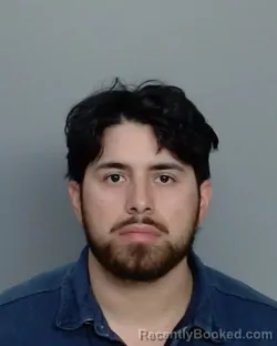 Mugshot of MARIO ALBERTO FLORES booked in Nueces County, Texas on May 4, 2026