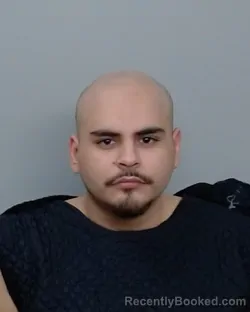 Mugshot of Julian Hinojosa booked in Nueces County, Texas on August 25, 2026