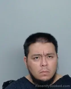 Mugshot of Sebastian Arriaga booked in Nueces County, Texas on September 1, 2026