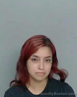 Mugshot of Skyla Rushelle Pena booked in Nueces County, Texas on July 17, 2026