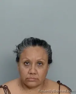 Mugshot of MONICA VAIZ GALVAN booked in Nueces County, Texas on May 3, 2026