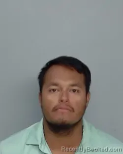 Mugshot of Matthew Rene Zapata booked in Nueces County, Texas on July 12, 2026