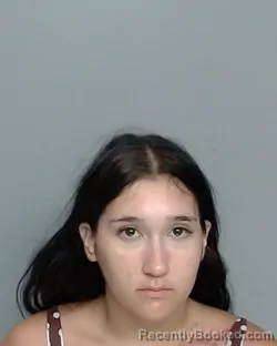 Mugshot of Khloe Hill booked in Nueces County, Texas on July 13, 2026