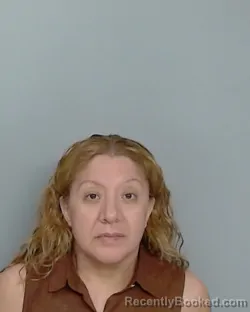 Mugshot of Emma Izaguirre booked in Nueces County, Texas on July 13, 2026