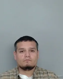 Mugshot of Alejandro Reyes booked in Nueces County, Texas on July 14, 2026