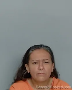 Mugshot of Lorie Flores booked in Nueces County, Texas on July 17, 2026