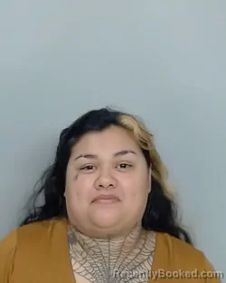 Mugshot of Krystal Nichole Franco booked in Nueces County, Texas on July 23, 2026