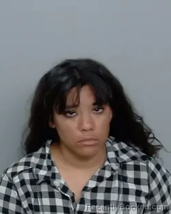 Mugshot of Liza Nicole Garcia booked in Nueces County, Texas on August 26, 2026