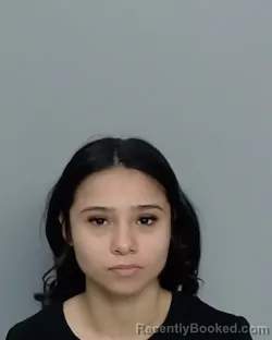 Mugshot of Sadie Elliana Marrero booked in Nueces County, Texas on August 25, 2026