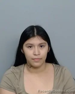 Mugshot of Jasmin Marie Bueno booked in Nueces County, Texas on August 29, 2026