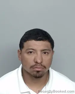 Mugshot of Armando Serrano booked in Nueces County, Texas on August 30, 2026