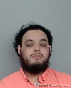 Mugshot of Christofer Lee Molina booked in Nueces County, Texas on September 2, 2026