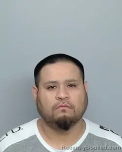 Mugshot of Angel Sanchez booked in Nueces County, Texas on September 8, 2026