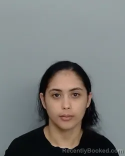 Mugshot of Nathaly Beatriz Vazquez Leyva booked in Nueces County, Texas on September 12, 2026