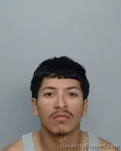 Mugshot of Alexzander Castillo booked in Nueces County, Texas on September 19, 2026