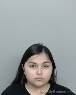 Mugshot of Serenity Sanchez booked in Nueces County, Texas on September 21, 2026