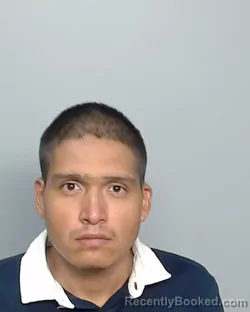 Mugshot of Diego Moreno booked in Nueces County, Texas on October 26, 2026
