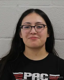 Mugshot of MICKAH NICOLE LANDEROS booked in Ochiltree County, Texas on April 1, 2026