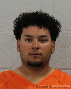 Mugshot of Kevin Perez booked in Ochiltree County, Texas on August 8, 2026