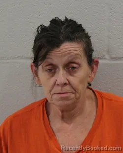 Mugshot of Tina Linda Stringfellow booked in Ochiltree County, Texas on August 9, 2026