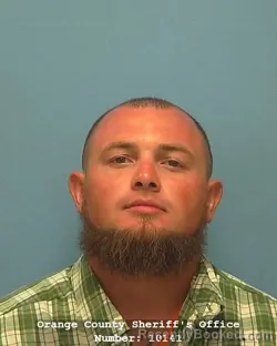 Mugshot of Christopher Lee Glassey booked in Orange County, Texas on August 22, 2026