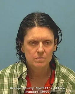 Mugshot of DONNA MORGAN STRICKLAND booked in Orange County, Texas on June 27, 2026